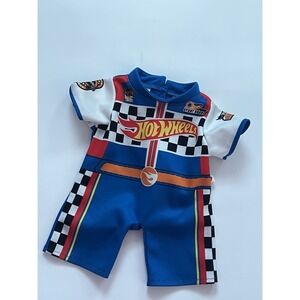 Hot Wheels Build A Bear Workshop 50th Anniversary Racing Suit Outfit One Piece